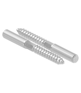 Goujon inox avec filetage bois et métrique