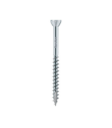 Rendu 3D vis terrasse inox A2 A4 Torx TX20 finition brillante.
