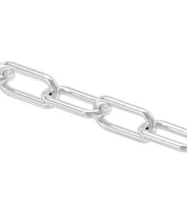 Chaîne inox A4 316 DIN 763 – vue 3/4 maillon rond qualité marine