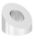 Rondelle inclinée inox A2 pour poteau plat.
