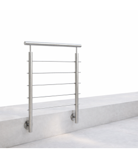 Kit garde-corps inox câble Ø4 mm à l’anglaise – poteau Ø42,4 | FSA Inox