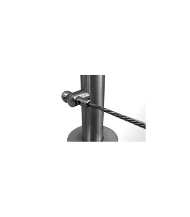 Kit garde-corps inox câble Ø4 mm à l’anglaise – poteau Ø42,4 | FSA Inox
