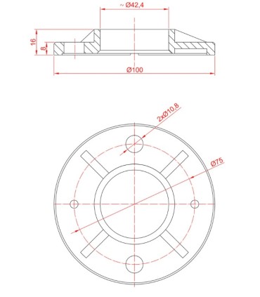 Kit garde-corps inox câbles Ø42,4 mm A2 / A4 sur dalle | FSA Inox