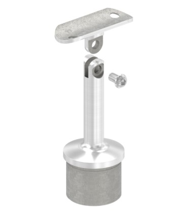 Kit garde-corps inox lisses Ø12 mm sur dalle – poteau Ø42,4 | FSA Inox