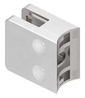 Pince à verre carrée 45x45 pour tube inox