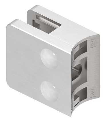 Pince à verre carrée 45x45 pour tube inox