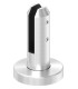 Pince à verre inox duplex pour garde-corps piscine verre 12 mm
