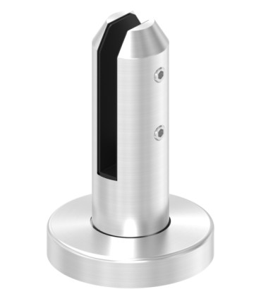 Pince à verre inox duplex pour garde-corps piscine verre 12 mm