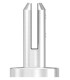 Pince à verre inox duplex pour garde-corps piscine verre 12 mm
