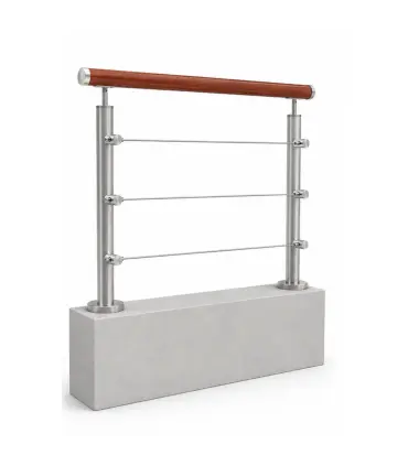 Garde corps de muret sapelli