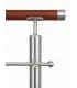 Garde-corps de muret inox à lisses – rehausse 60 cm