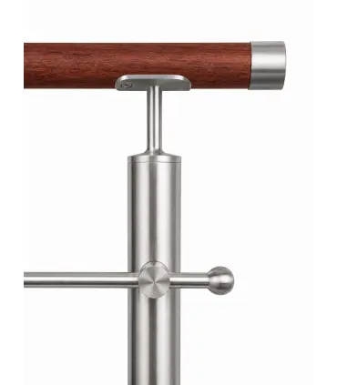 Garde-corps de muret inox à lisses – rehausse 60 cm