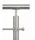 Garde-corps de muret inox à lisses – rehausse 60 cm