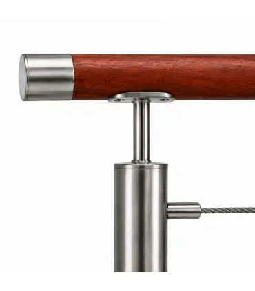 Garde-corps inox à câbles ligne droite – dès 100 €/ml