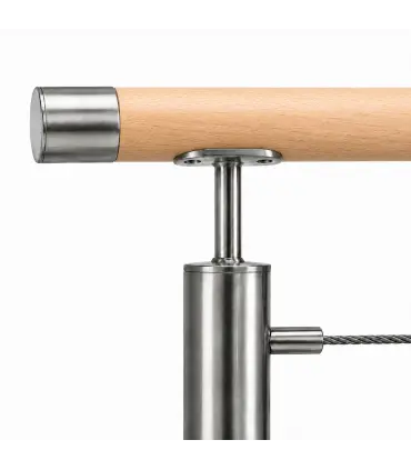 Garde-corps inox à câbles ligne droite – dès 100 €/ml