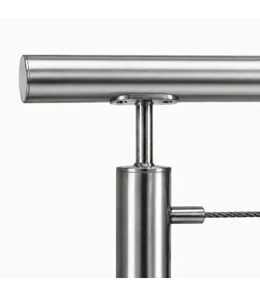 Garde-corps inox à câbles ligne droite – dès 100 €/ml