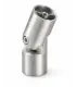 Connecteur orientable inox pour main courante bois