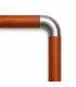 Connecteur coude 90° inox pour main courante bois
