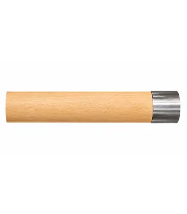 Embout bombé inox pour main courante en bois