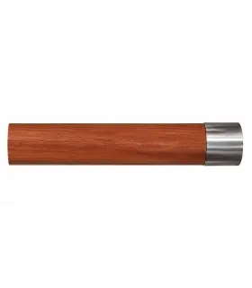 Embout bombé inox pour main courante en bois