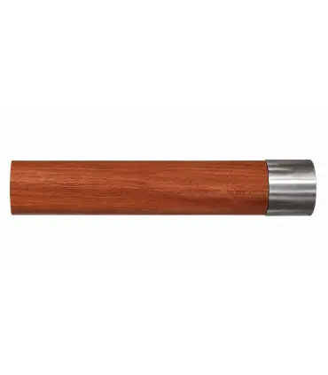 Embout bombé inox pour main courante en bois