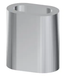 Manchon inox A4 Ø2 à 6 mm – Sertissage de boucle sur câble