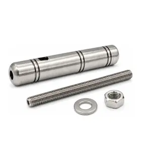 Tendeur inox A4 avec vis M6x60 câble 3-4 mm gauche et droite