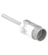Support articulé inox à sceller Ø42,4 – mur, limon ou poteau, A2