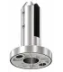 Pince à verre inox au sol pour piscine – verre 12 mm, duplex 2205