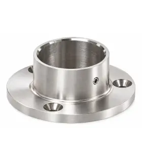 Support main courante inox Ø42,4 mm – platine murale ou sol A2/A4