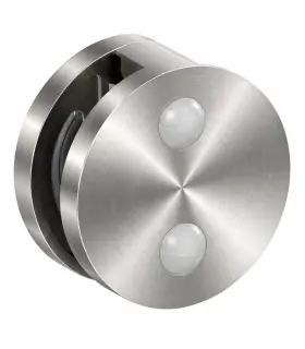 Pince à verre ronde Ø60 de départ – pince garde-corps verre, A2/A4