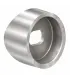 Support verre garde-corps pour pince ronde Ø60 – poteau Ø42,4