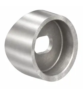 Support verre garde-corps pour pince ronde Ø60 – poteau Ø42,4