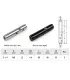 Tendeur inox noir M6 A4 – câble 3 et 4 mm, sans sertissage