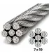 Câble inox 7x19 A4 extra souple – couronne et touret
