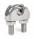 Serre-câble étrier inox A4 AISI 316 Ø 2 à 13 mm – Serrage câble inox