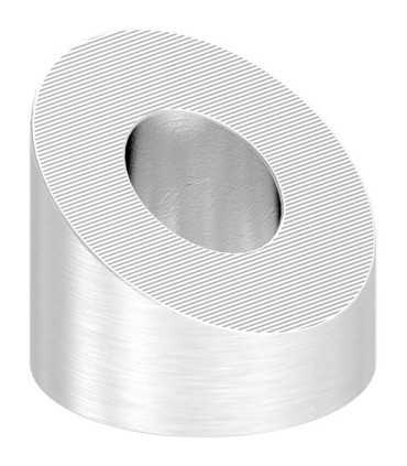 Rondelle inclinée dos plat