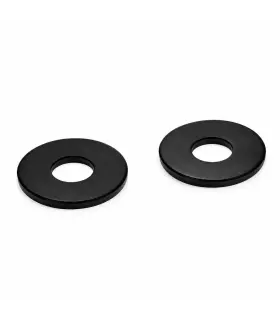Rondelle large inox noir A4 DIN 9021 – rondelle noire M4 à M12