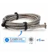 Câble inox 5 mm 7x7 serti bombé 1 côté – A4 garde-corps