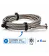 Câble inox 4 mm 7x7 serti bombé 1 côté – A4 garde-corps