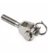 Mini chape filetée inox A4 M6, M8 – pas à droite ou à gauche
