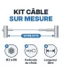 Kit câble inox sur mesure : garde-corps, clôture, palissage