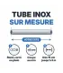 Tube inox coupé sur mesure au mm – main courante, garde-corps