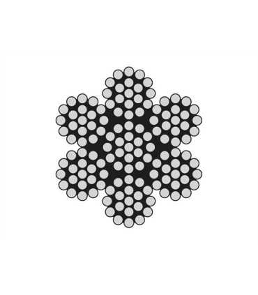 Câble extra souple 7x19 inox A4
