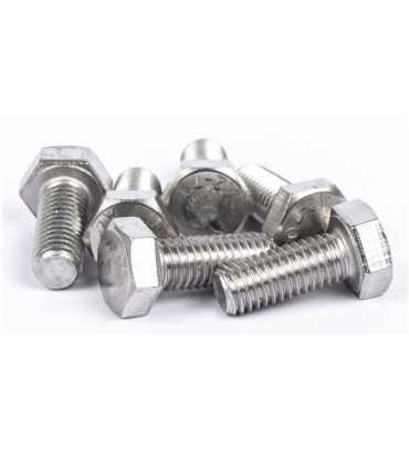 Vis à tête hexagonale filetage total inox A4-Marine