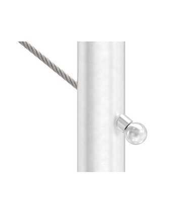 Implantation sur poteau tube Ø42.4 mm.