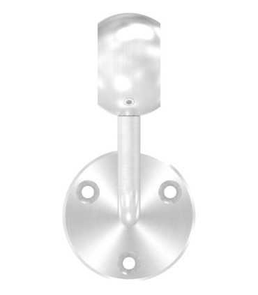 Support mural de main courante avec bague sphérique inox A2