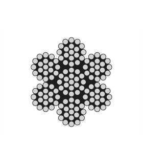 24 mètres câble extra souple 7x19 inox A4