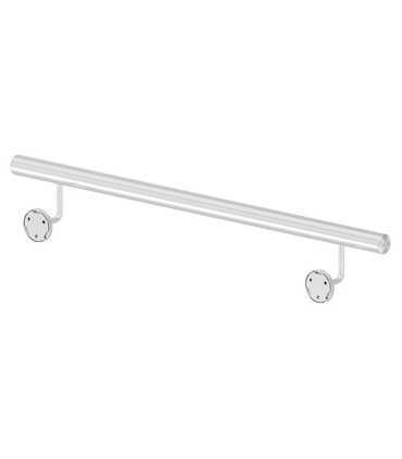 Vue arrière support mural inox A2 – Platine 3 points d’ancrage