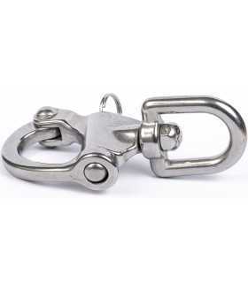 Mousqueton de drisse à émerillon A4 marine